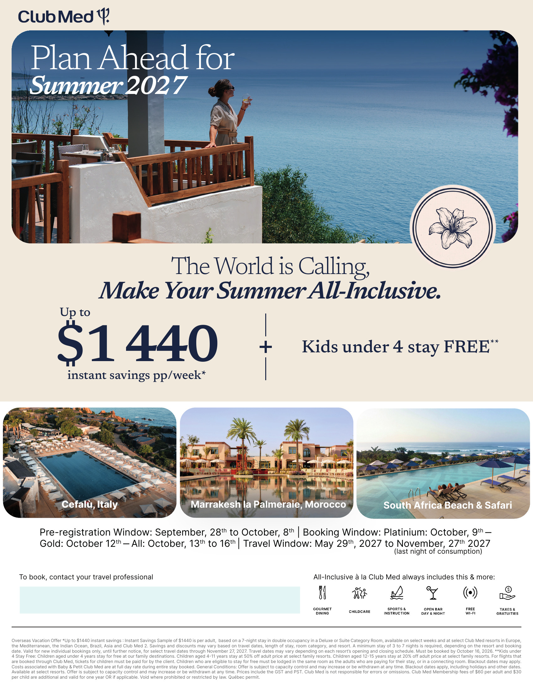 Plan Your Summer 2027