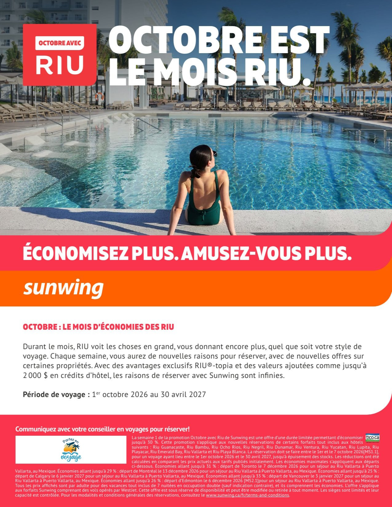 Octobre, le mois Riu